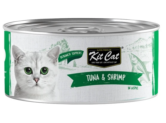 Kit Cat Tuna & Shrimp puszka 80g - tuńczyk z krewetkami bez zbóż