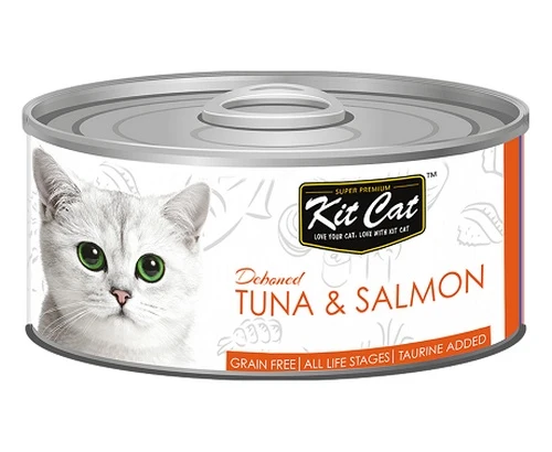 Kit Cat Tuna & Salmon puszka 80g - bezzbożowa karma z tuńczykiem i łososiem